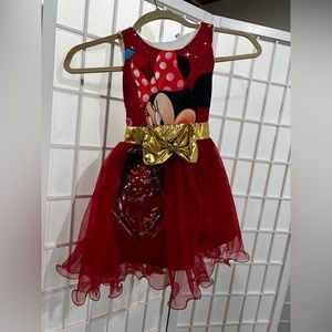 Minnie red party dress- Girls 4/5